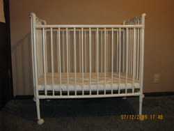 steel crib by Costco